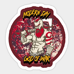 Modern Day God of War Sticker